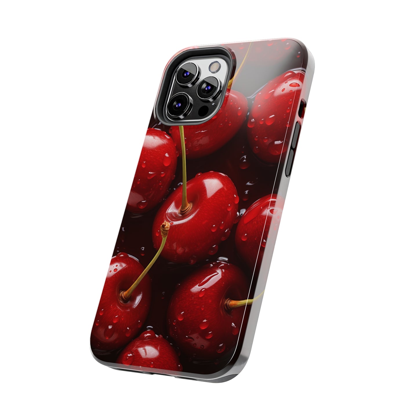 Cherries #07, iPhone 7, 8, X, 11, 12, 13, 14, 15+ case.