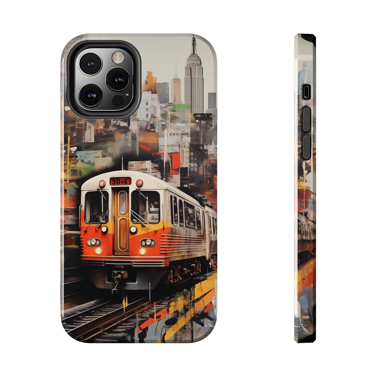 New York City, subway, iPhone 7, 8, X, 11, 12, 13, 14, 15+ case.