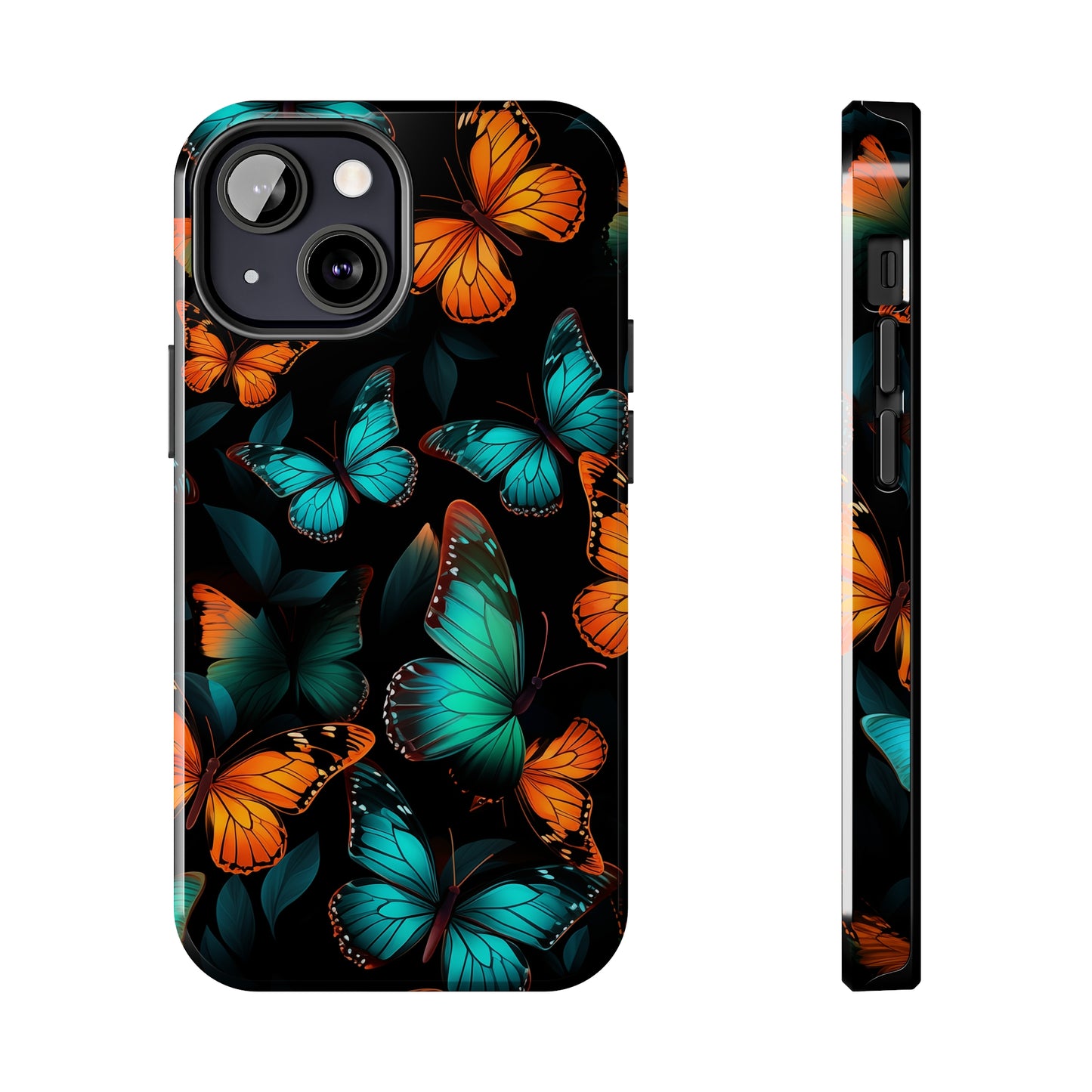 Butterflies #03, iPhone 7, 8, X, 11, 12, 13, 14, 15+ case.