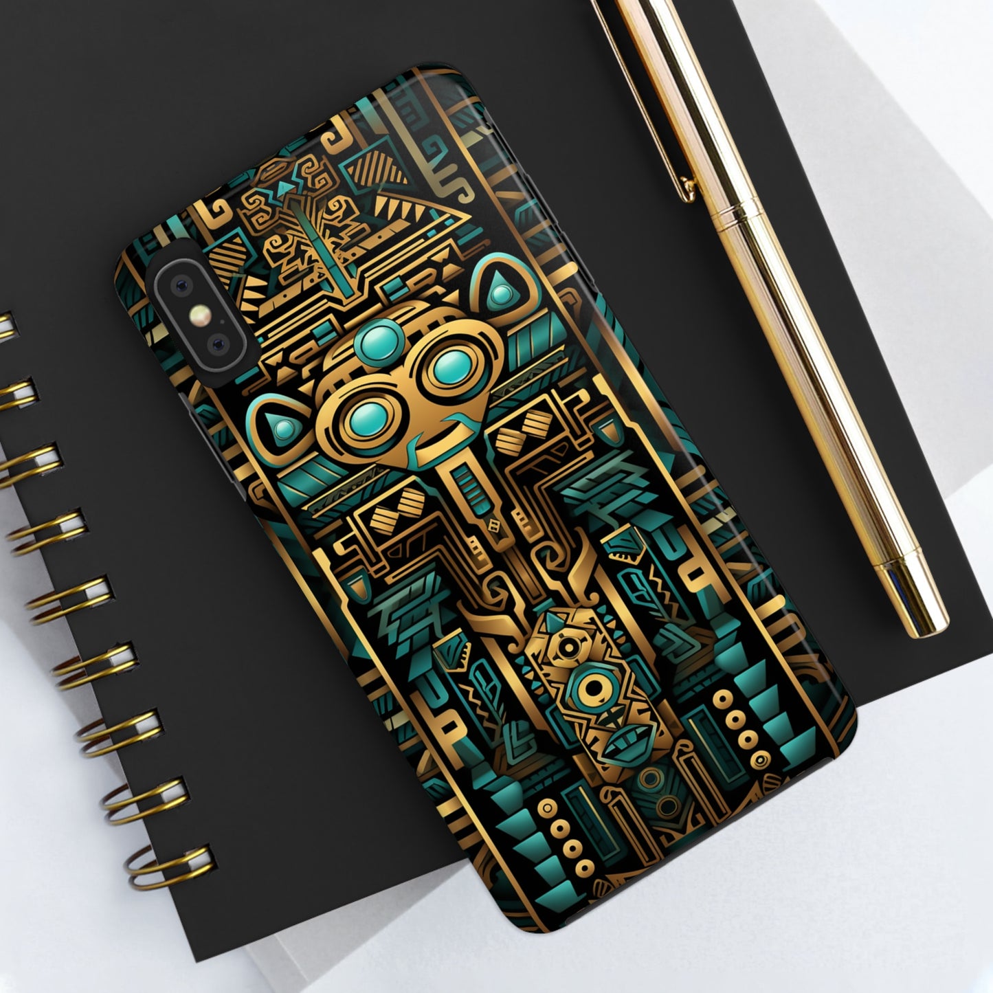 Aztec Vibes #03, iPhone 7, 8, X, 11, 12, 13, 14, 15+ case.