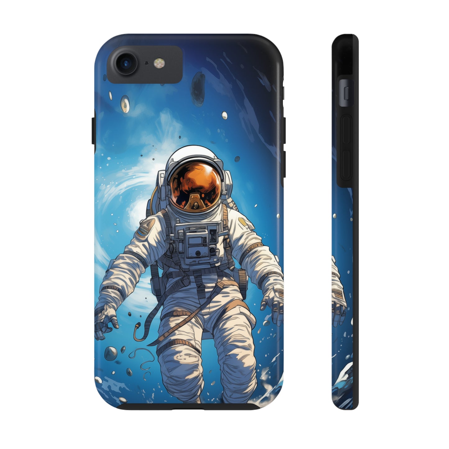 Astronaut #02, iPhone 7, 8, X, 11, 12, 13, 14, 15+ case.