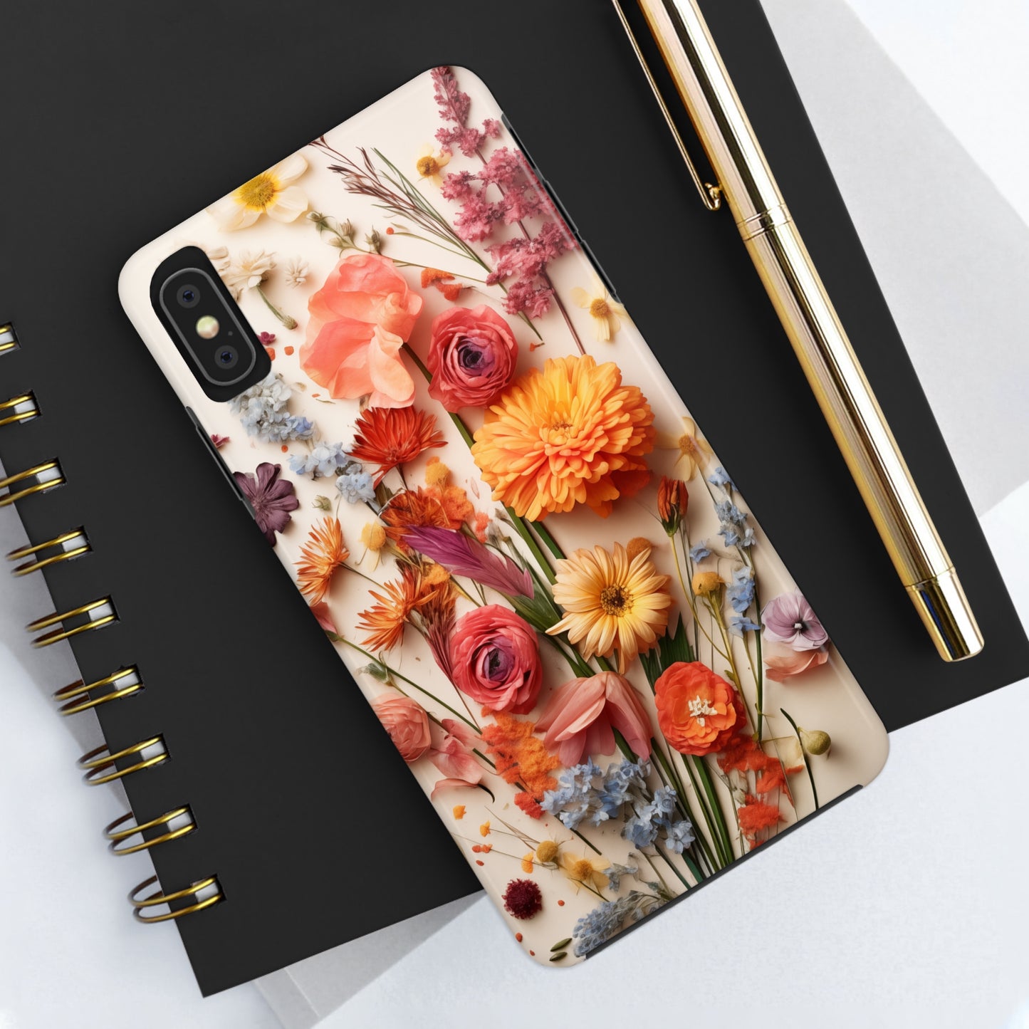 Dried Flowers #02, iPhone 7, 8, X, 11, 12, 13, 14, 15+ case.