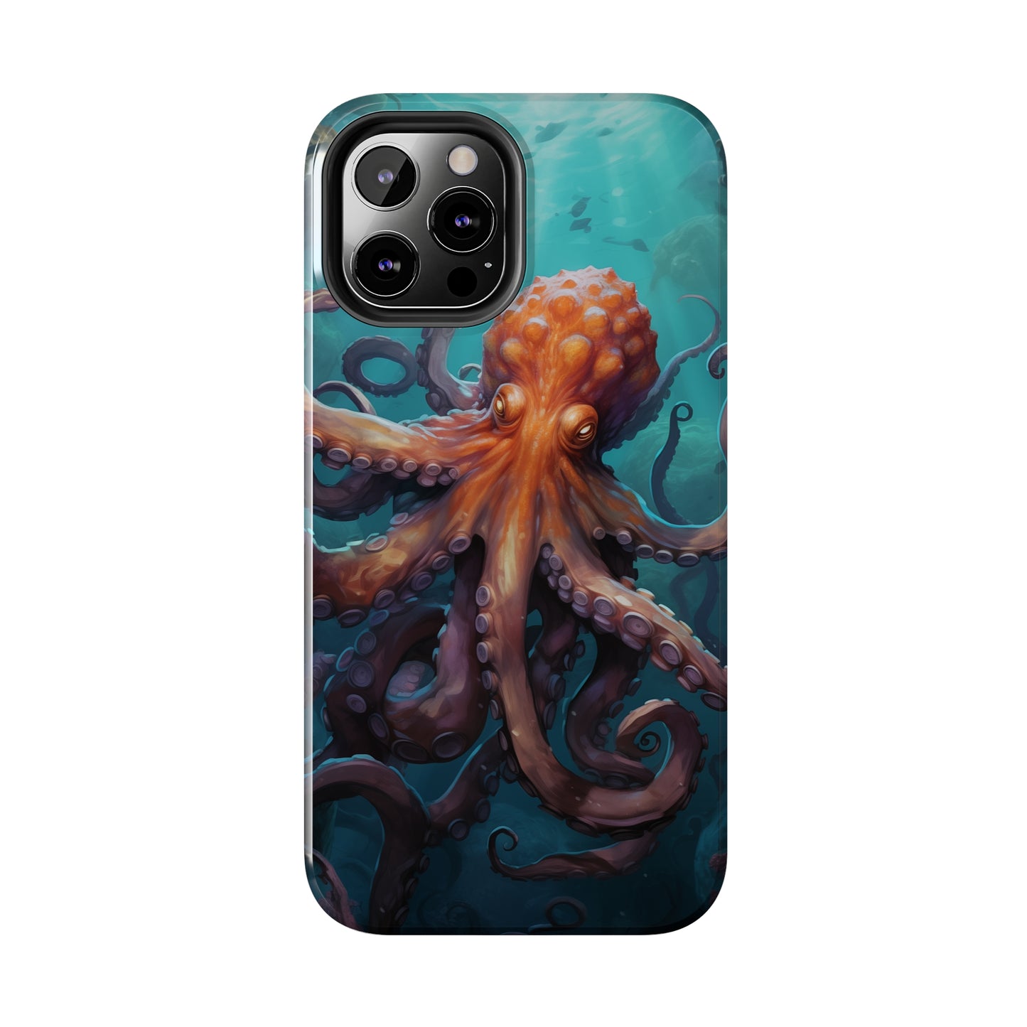 Octopus #02, iPhone 7, 8, X, 11, 12, 13, 14, 15+ case.