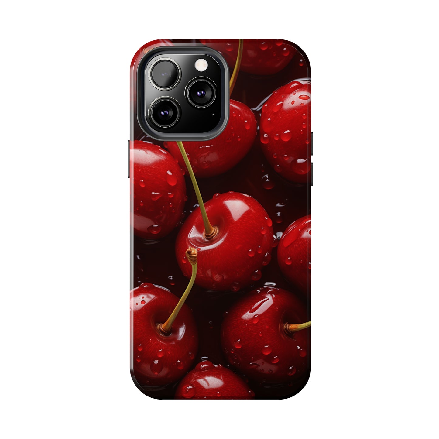 Cherries #07, iPhone 7, 8, X, 11, 12, 13, 14, 15+ case.