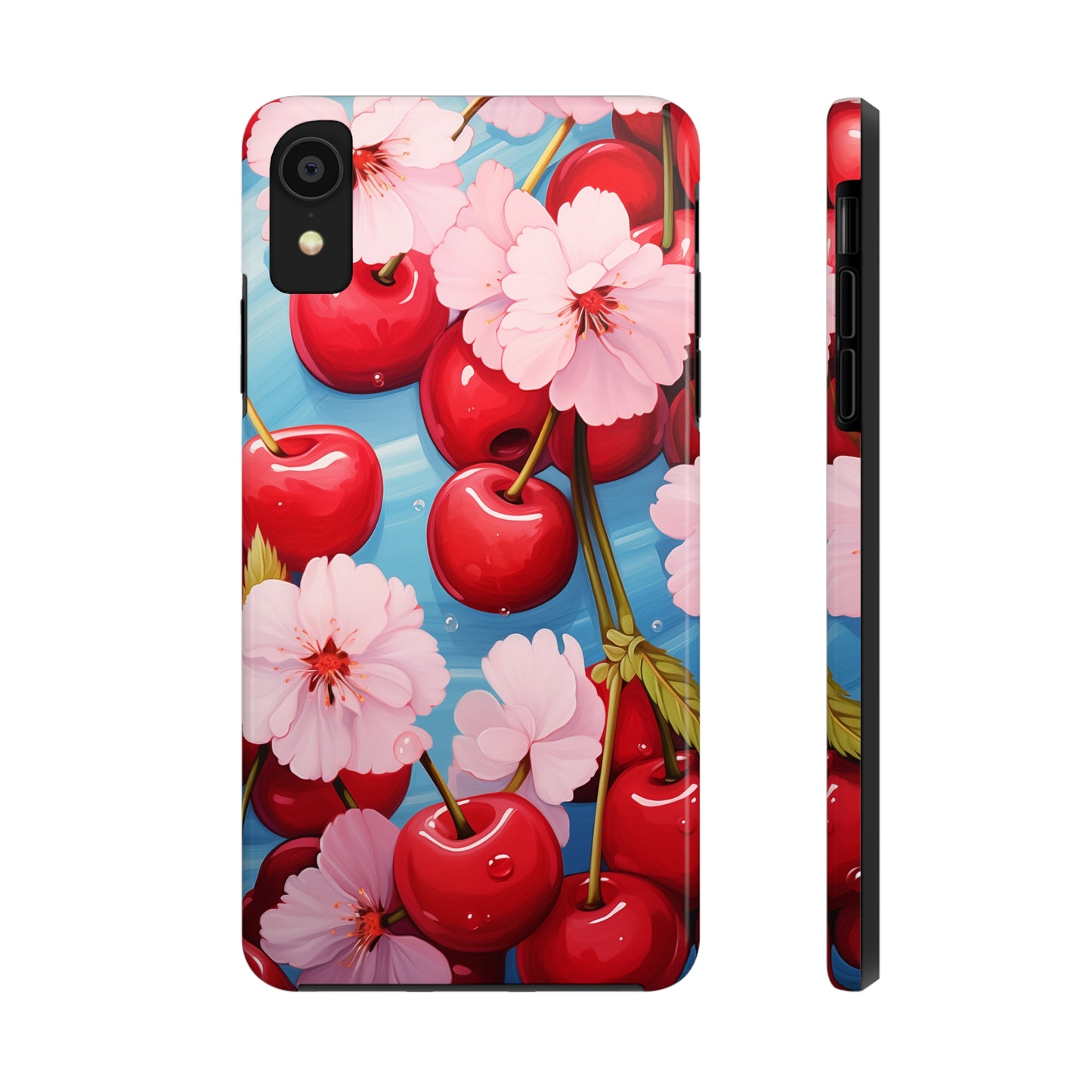 Cherries #04, iPhone 7, 8, X, 11, 12, 13, 14, 15+ case.