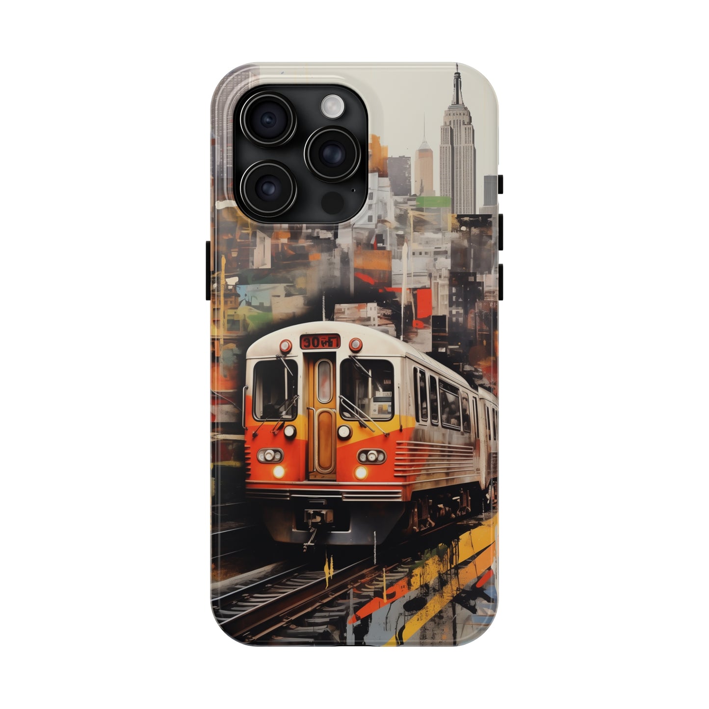 New York City, subway, iPhone 7, 8, X, 11, 12, 13, 14, 15+ case.