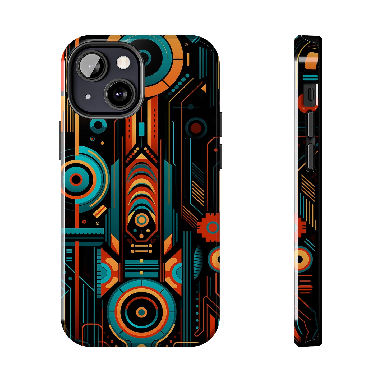 Futuristic #07, iPhone 7, 8, X, 11, 12, 13, 14, 15+ case.