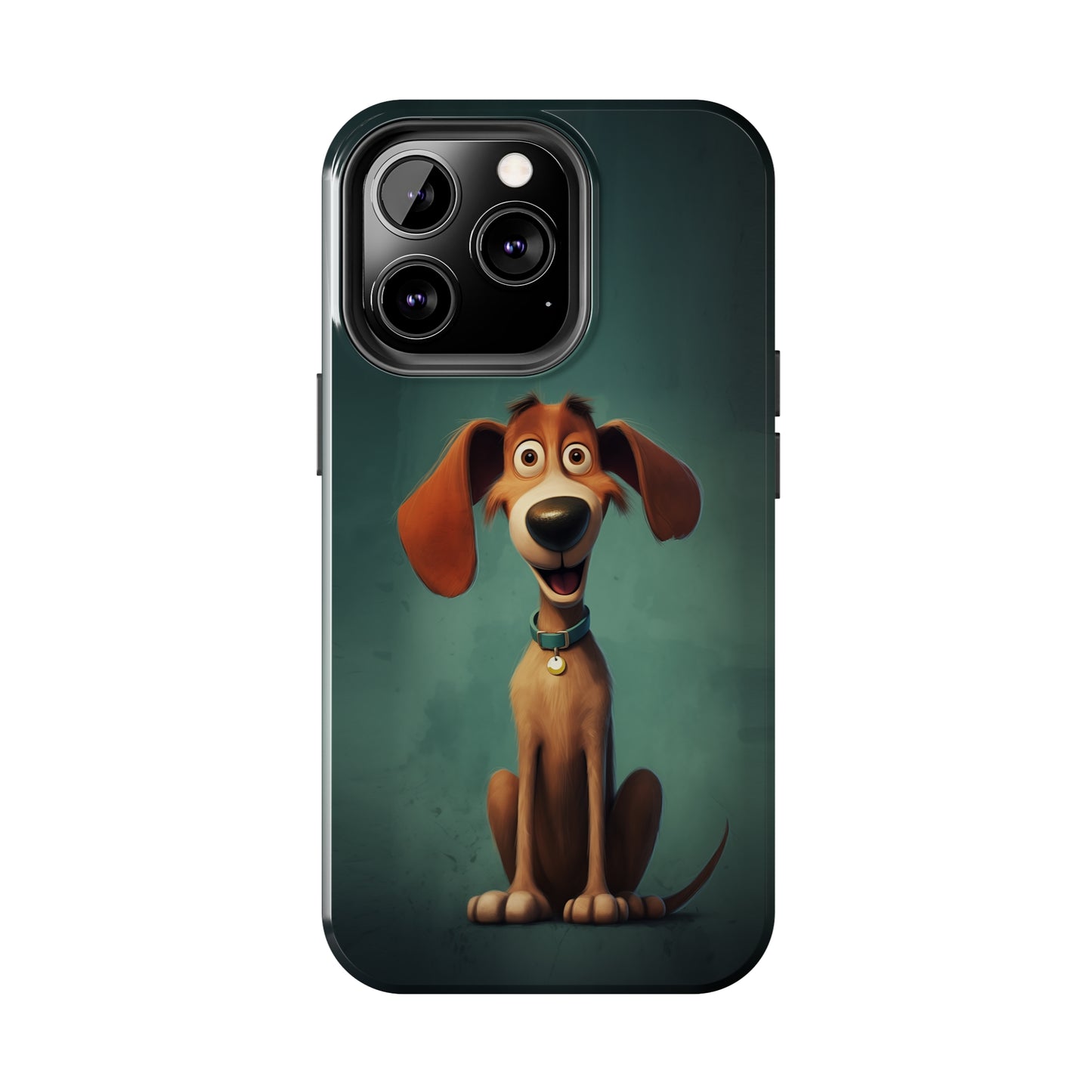 Hux, Cartoon Dog, iPhone 7, 8, X, 11, 12, 13, 14, 15+ case.