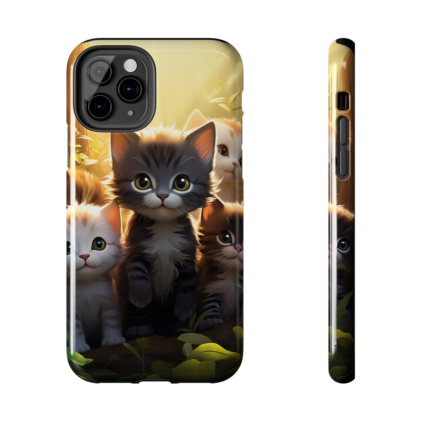 Kittens #02, iPhone 7, 8, X, 11, 12, 13, 14, 15+ case.