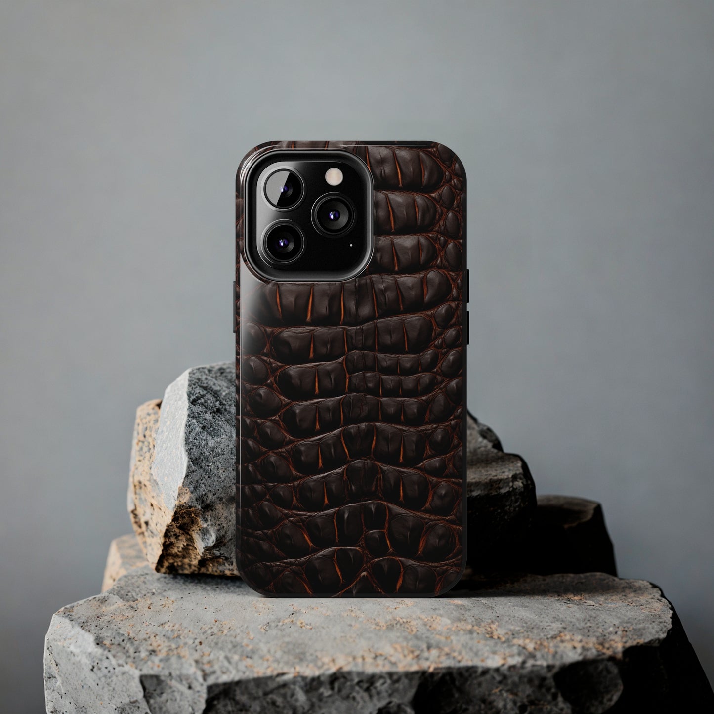 Alligator skin #01, iPhone 7, 8, X, 11, 12, 13, 14, 15+ case.