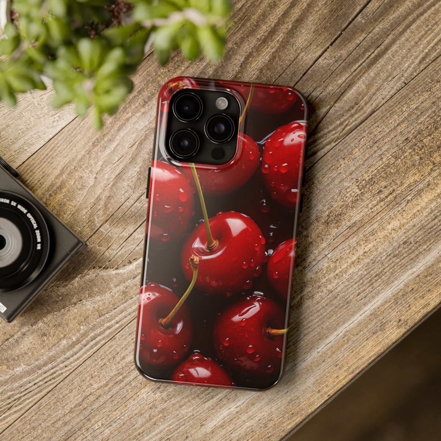 Cherries #07, iPhone 7, 8, X, 11, 12, 13, 14, 15+ case.