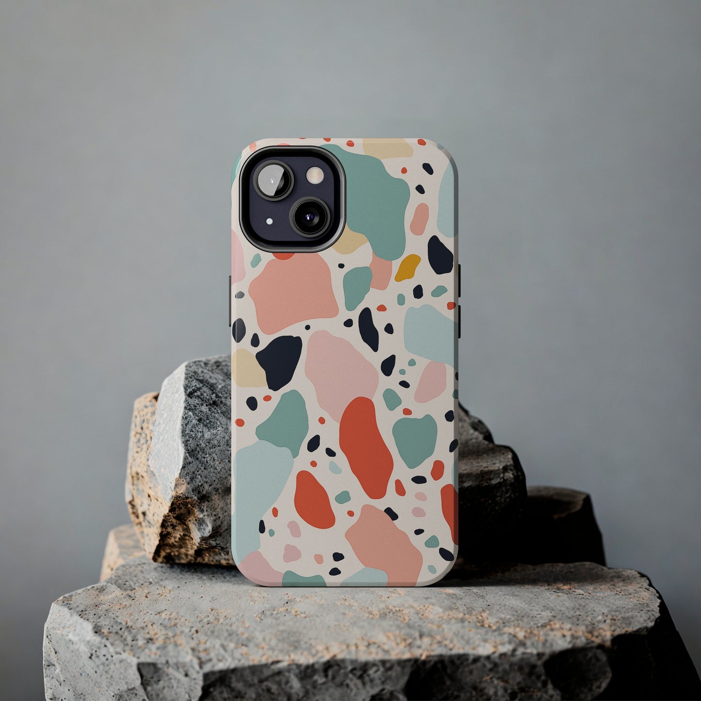 Terrazzo, iPhone 7, 8, X, 11, 12, 13, 14, 15+ case.