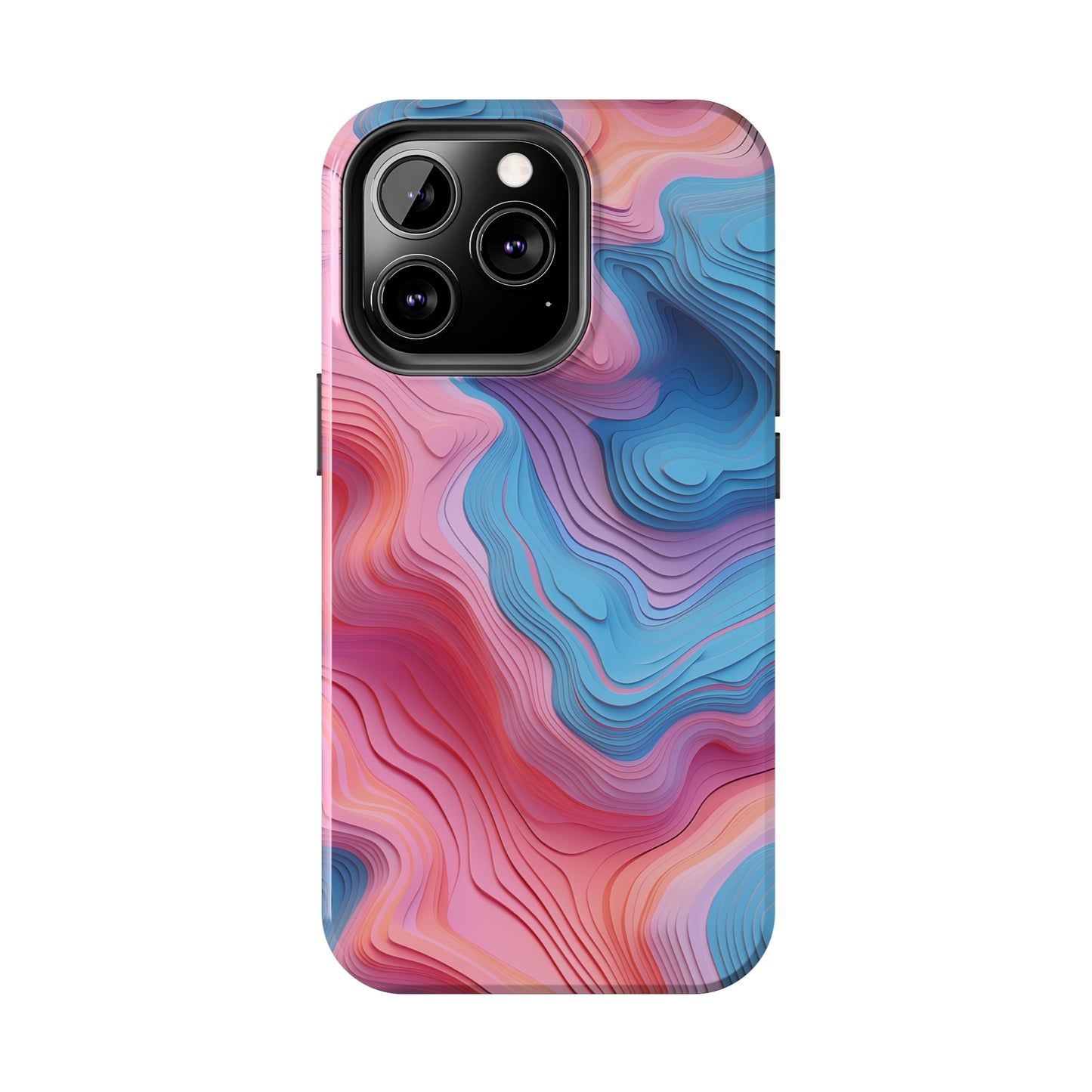 Topographical #02, iPhone 7, 8, X, 11, 12, 13, 14, 15+ case.