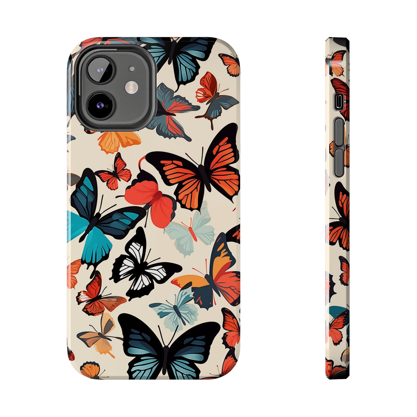 Butterflies #02, iPhone 7, 8, X, 11, 12, 13, 14, 15+ case.