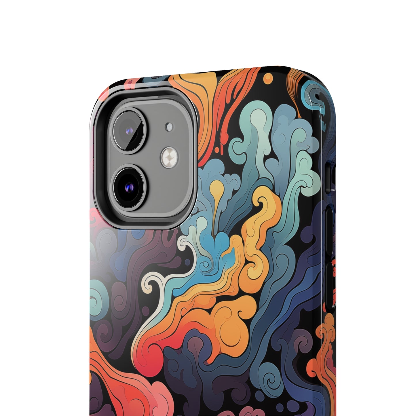 Abstract Swirls #05, iPhone 7, 8, X, 11, 12, 13, 14, 15+ case.