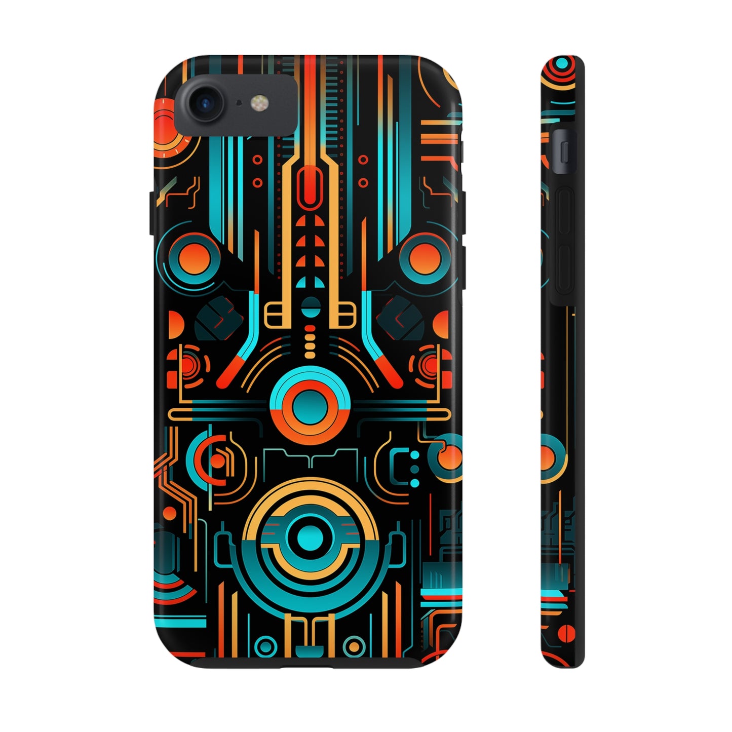 Futuristic #06, iPhone 7, 8, X, 11, 12, 13, 14, 15+ case.