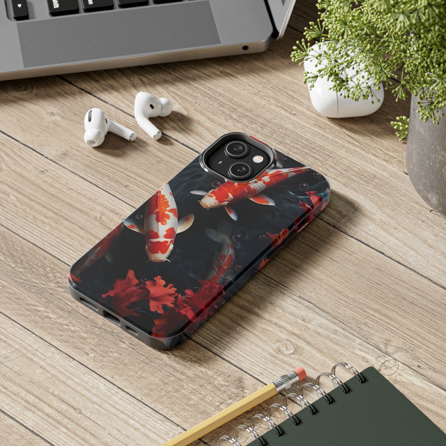 Koi fish #05, iPhone 7, 8, X, 11, 12, 13, 14, 15+ case.