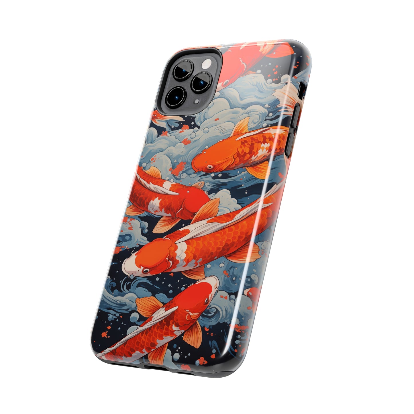 Koi fish #02, iPhone 7, 8, X, 11, 12, 13, 14, 15+ case.