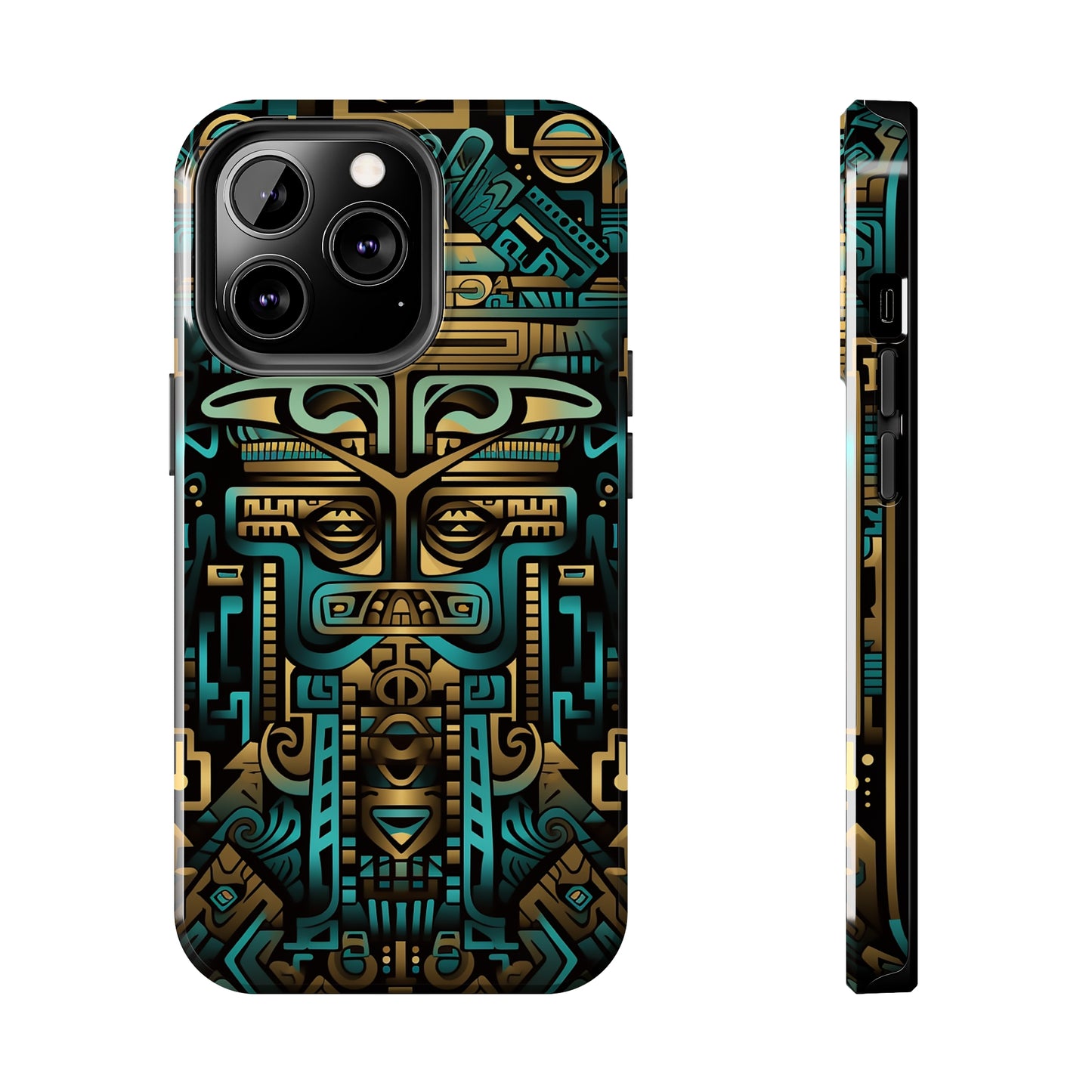 Aztec Vibes #02, iPhone 7, 8, X, 11, 12, 13, 14, 15+ case.