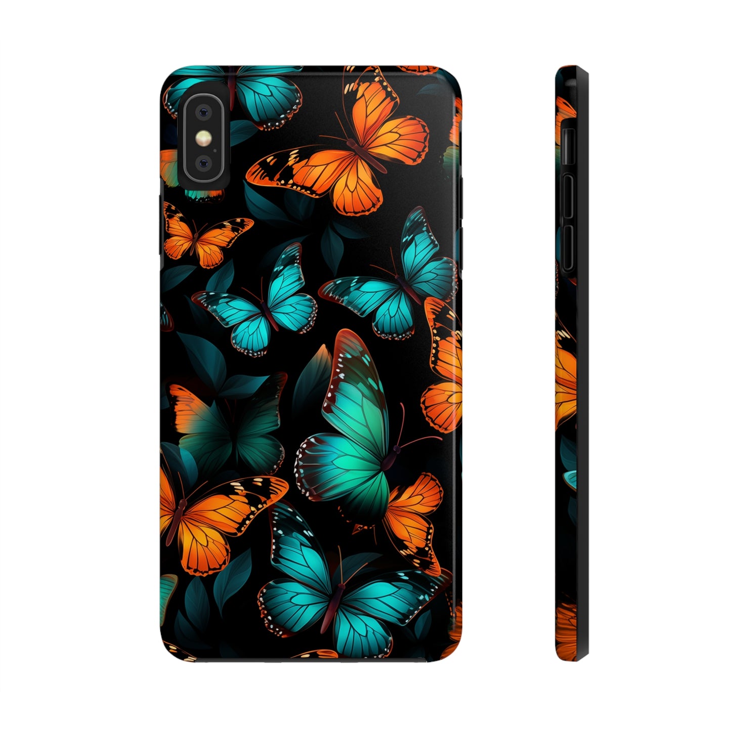 Butterflies #03, iPhone 7, 8, X, 11, 12, 13, 14, 15+ case.