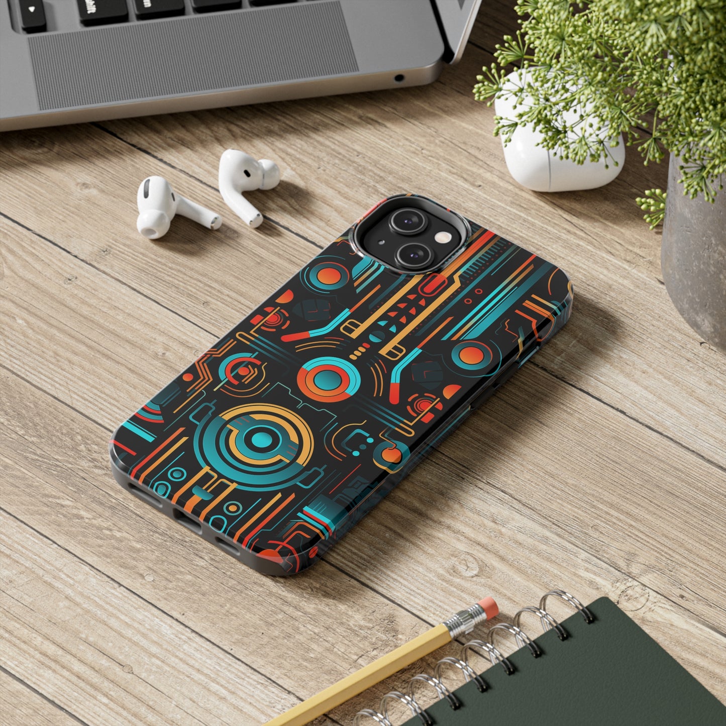 Futuristic #06, iPhone 7, 8, X, 11, 12, 13, 14, 15+ case.