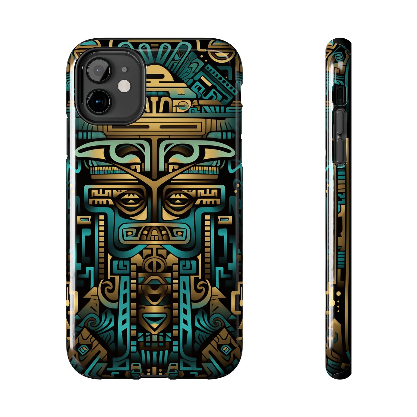 Aztec Vibes #02, iPhone 7, 8, X, 11, 12, 13, 14, 15+ case.