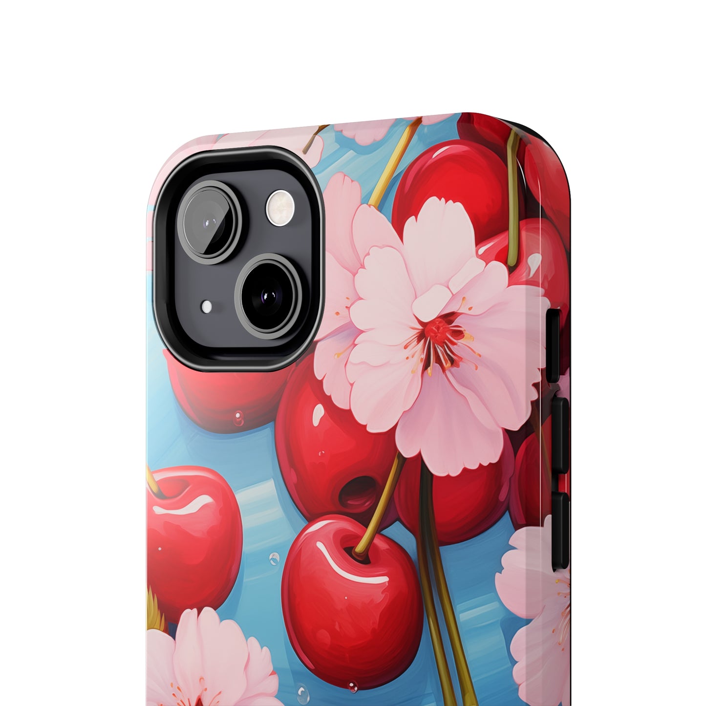 Cherries #04, iPhone 7, 8, X, 11, 12, 13, 14, 15+ case.