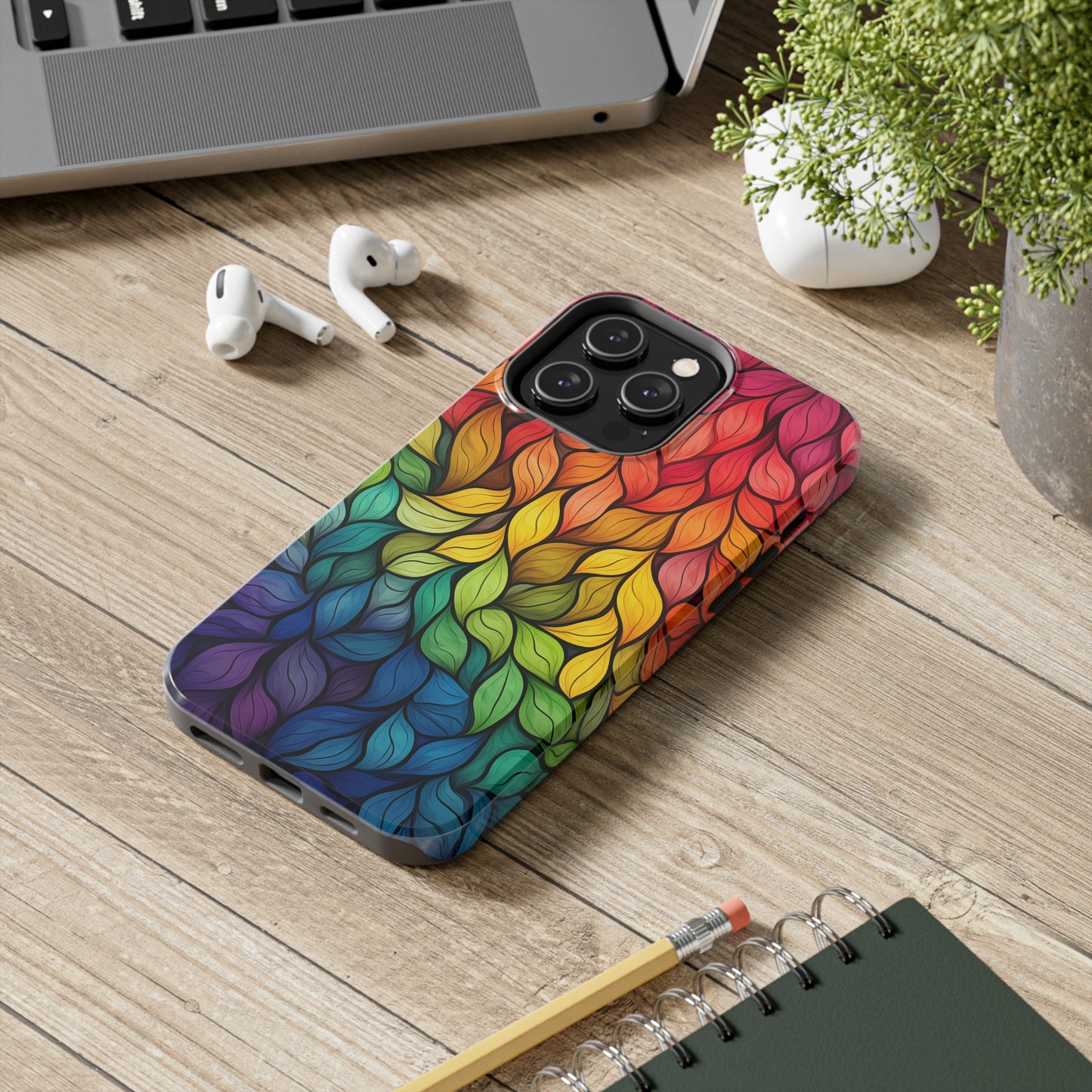 Rainbow Effect #03, iPhone 7, 8, X, 11, 12, 13, 14, 15+ case.