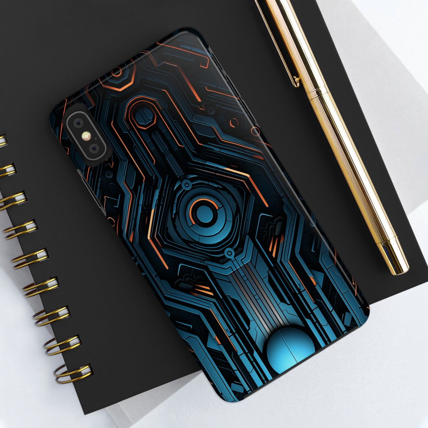 Futuristic #03, iPhone 7, 8, X, 11, 12, 13, 14, 15+ case.