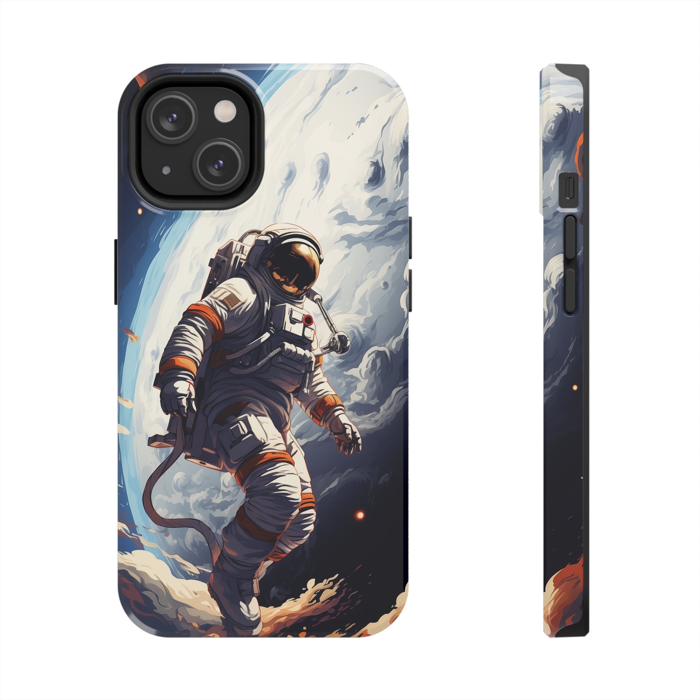 Astronaut #04, iPhone 7, 8, X, 11, 12, 13, 14, 15+ case.