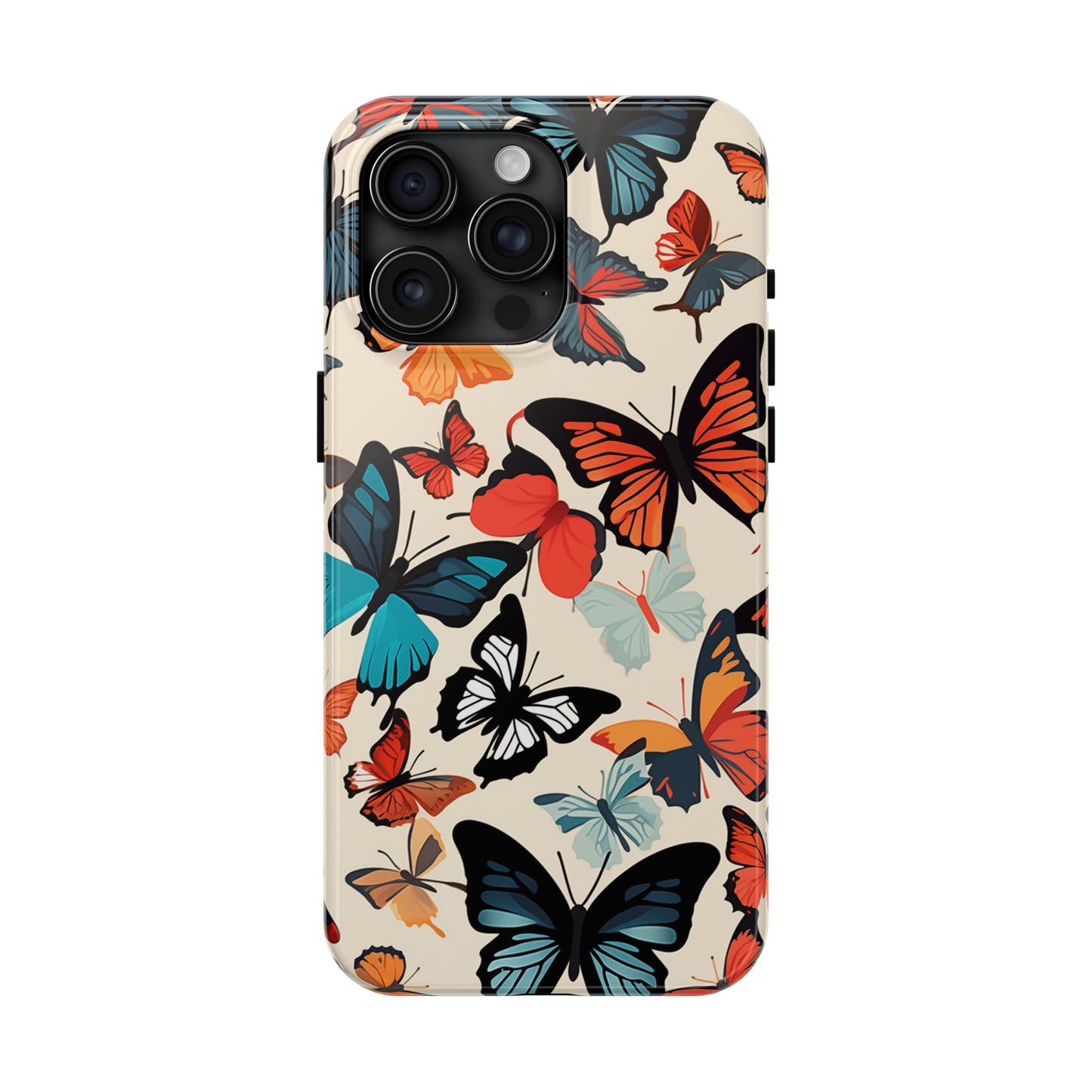 Butterflies #02, iPhone 7, 8, X, 11, 12, 13, 14, 15+ case.