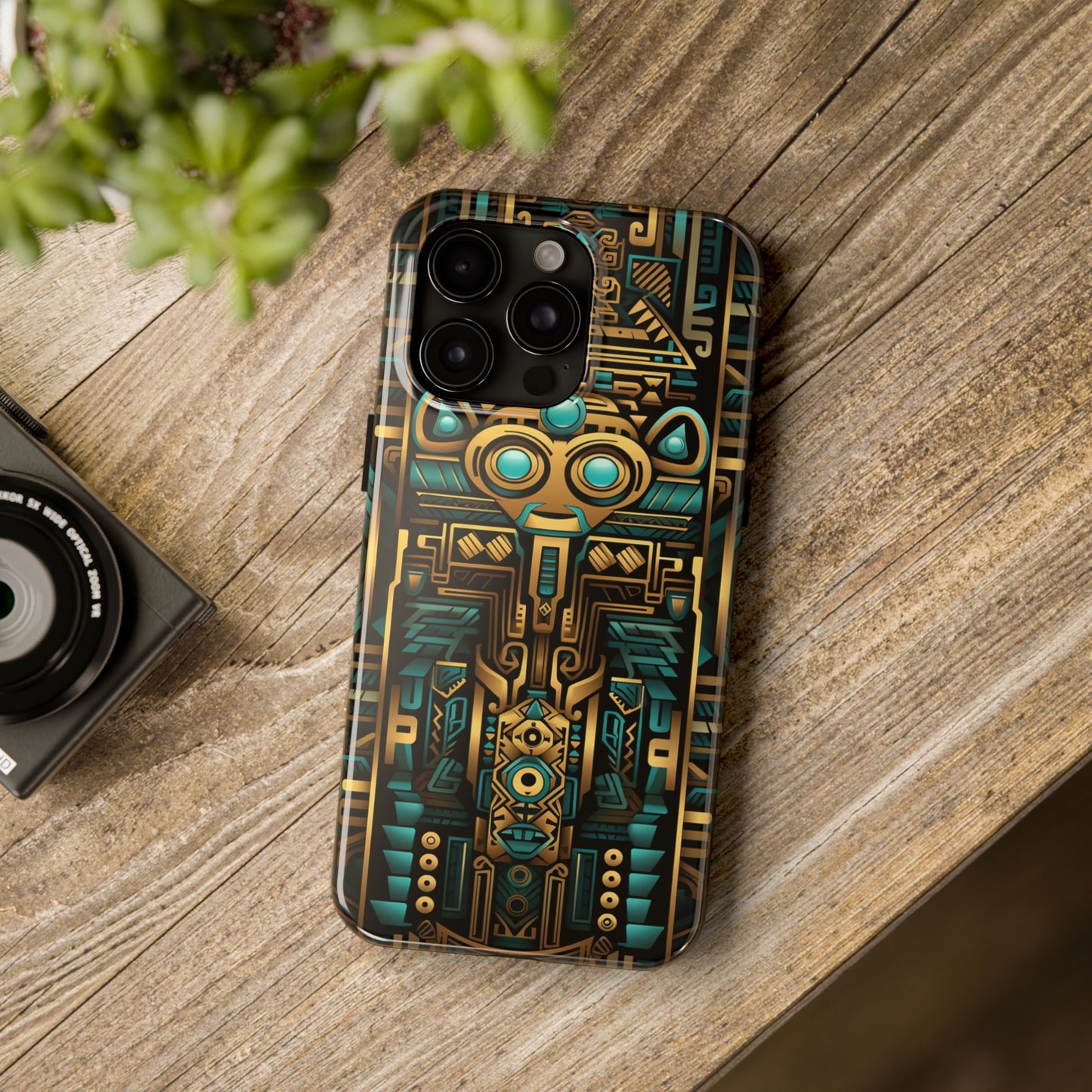 Aztec Vibes #03, iPhone 7, 8, X, 11, 12, 13, 14, 15+ case.