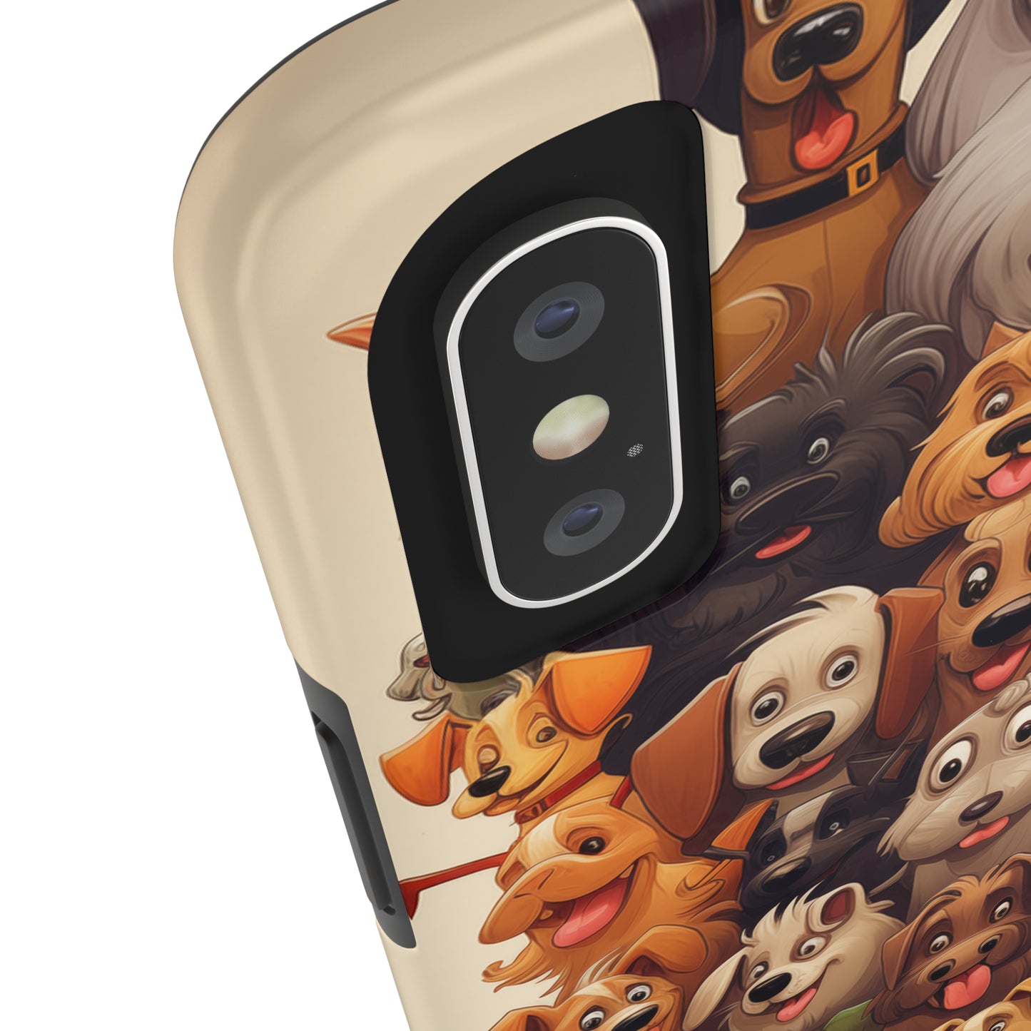 100 Dogs, iPhone 7, 8, X, 11, 12, 13, 14, 15+ case.