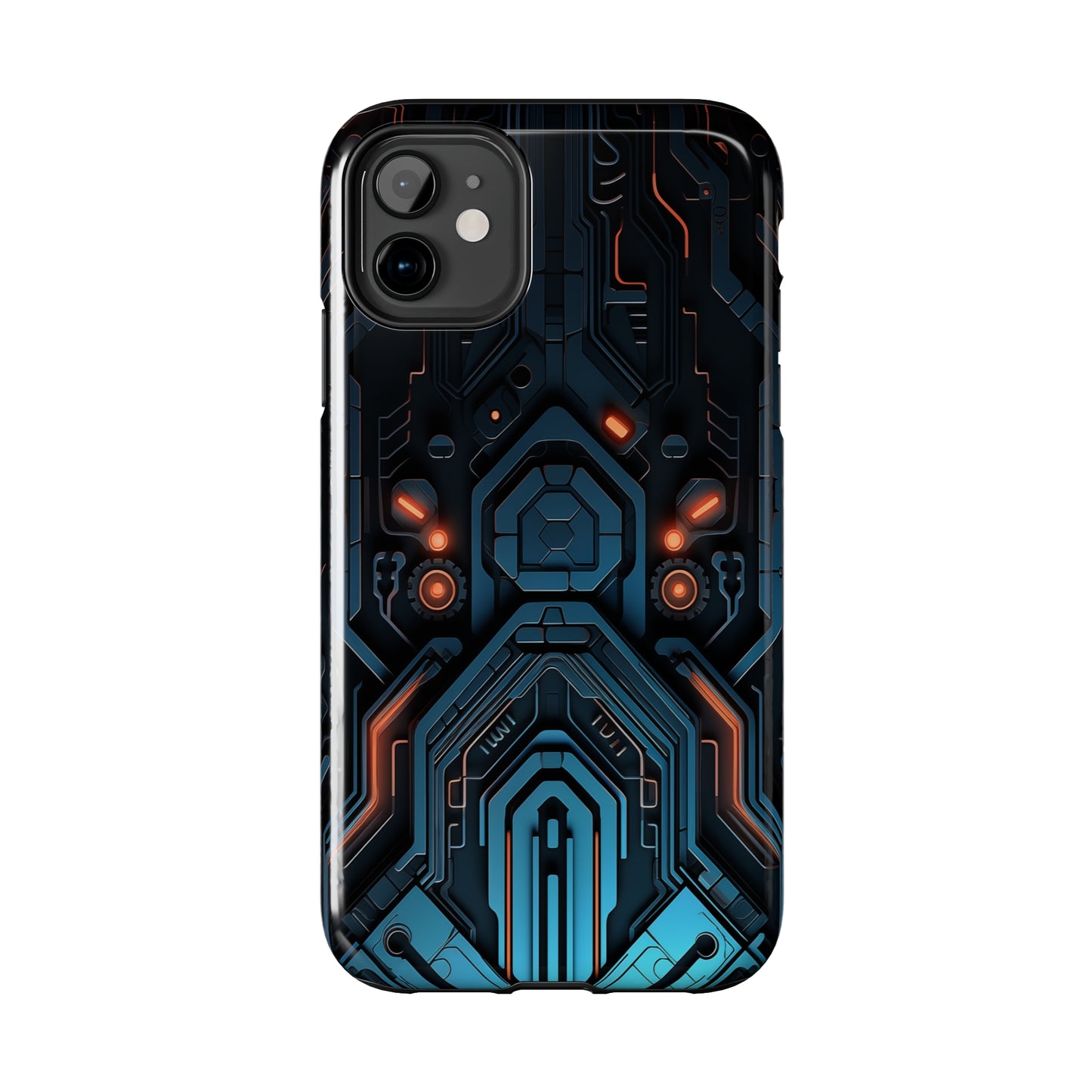 Futuristic #02, iPhone 7, 8, X, 11, 12, 13, 14, 15+ case.