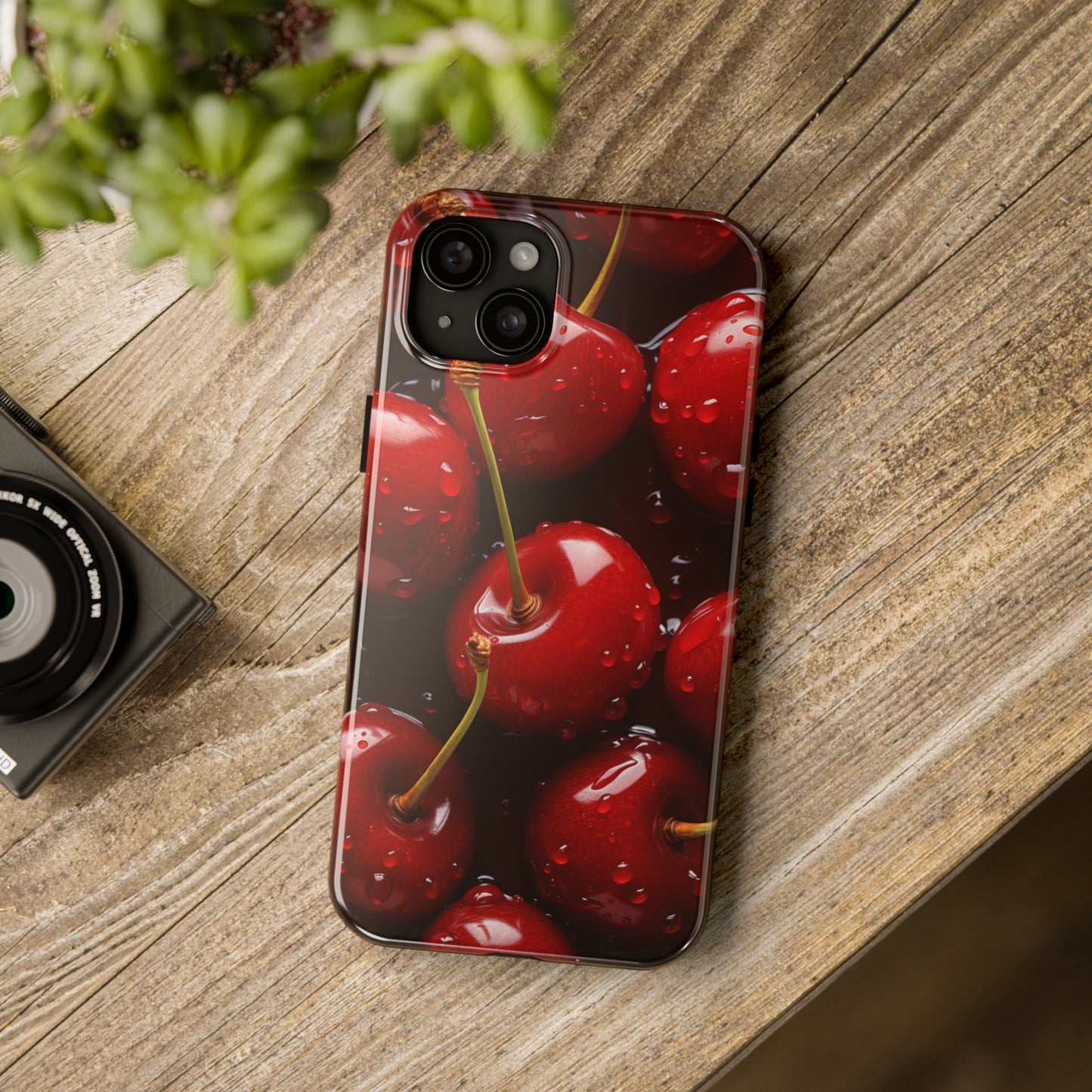 Cherries #07, iPhone 7, 8, X, 11, 12, 13, 14, 15+ case.