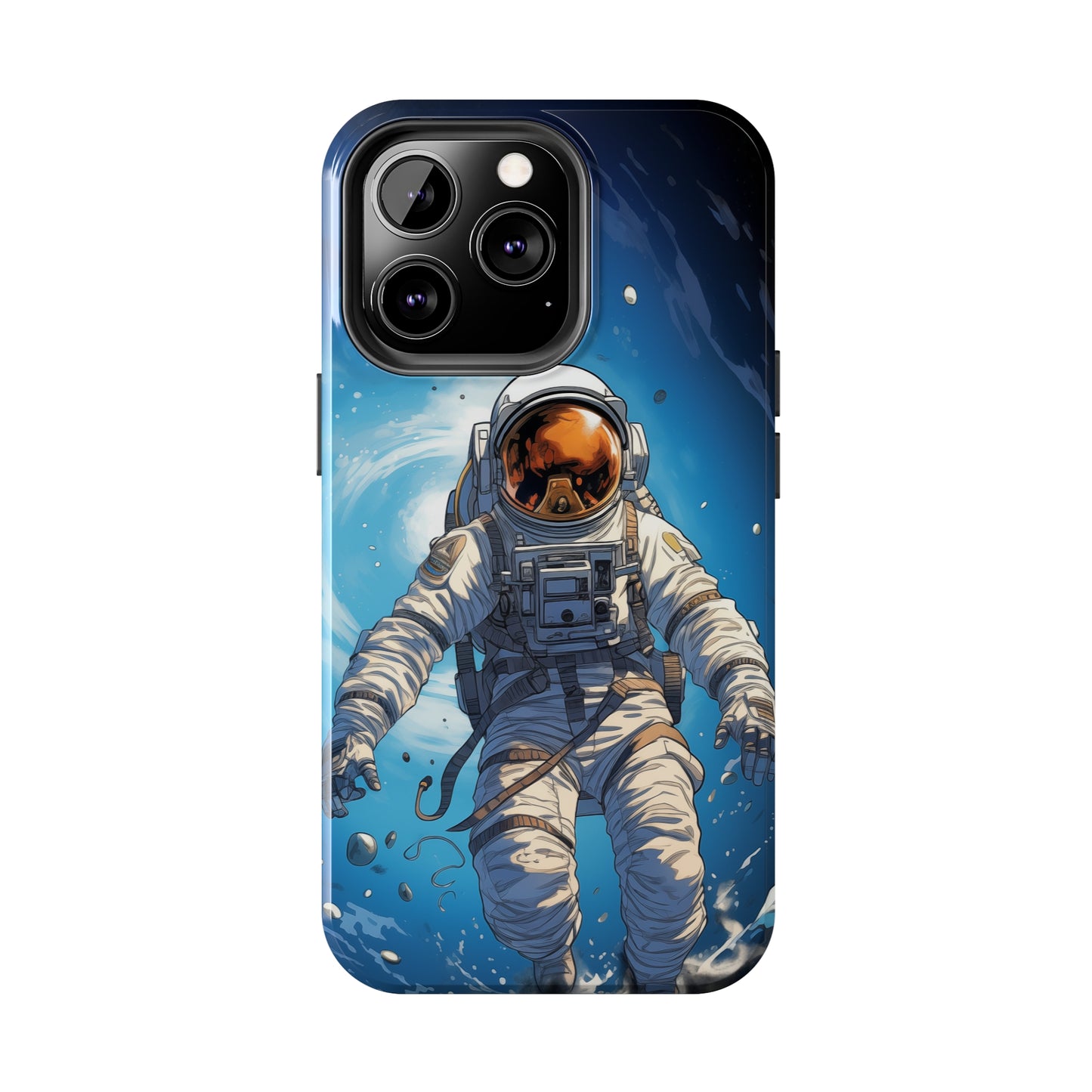 Astronaut #02, iPhone 7, 8, X, 11, 12, 13, 14, 15+ case.