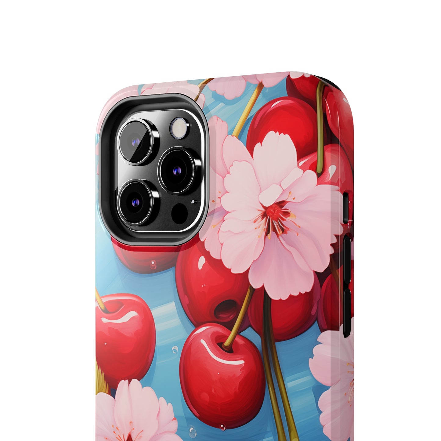 Cherries #04, iPhone 7, 8, X, 11, 12, 13, 14, 15+ case.