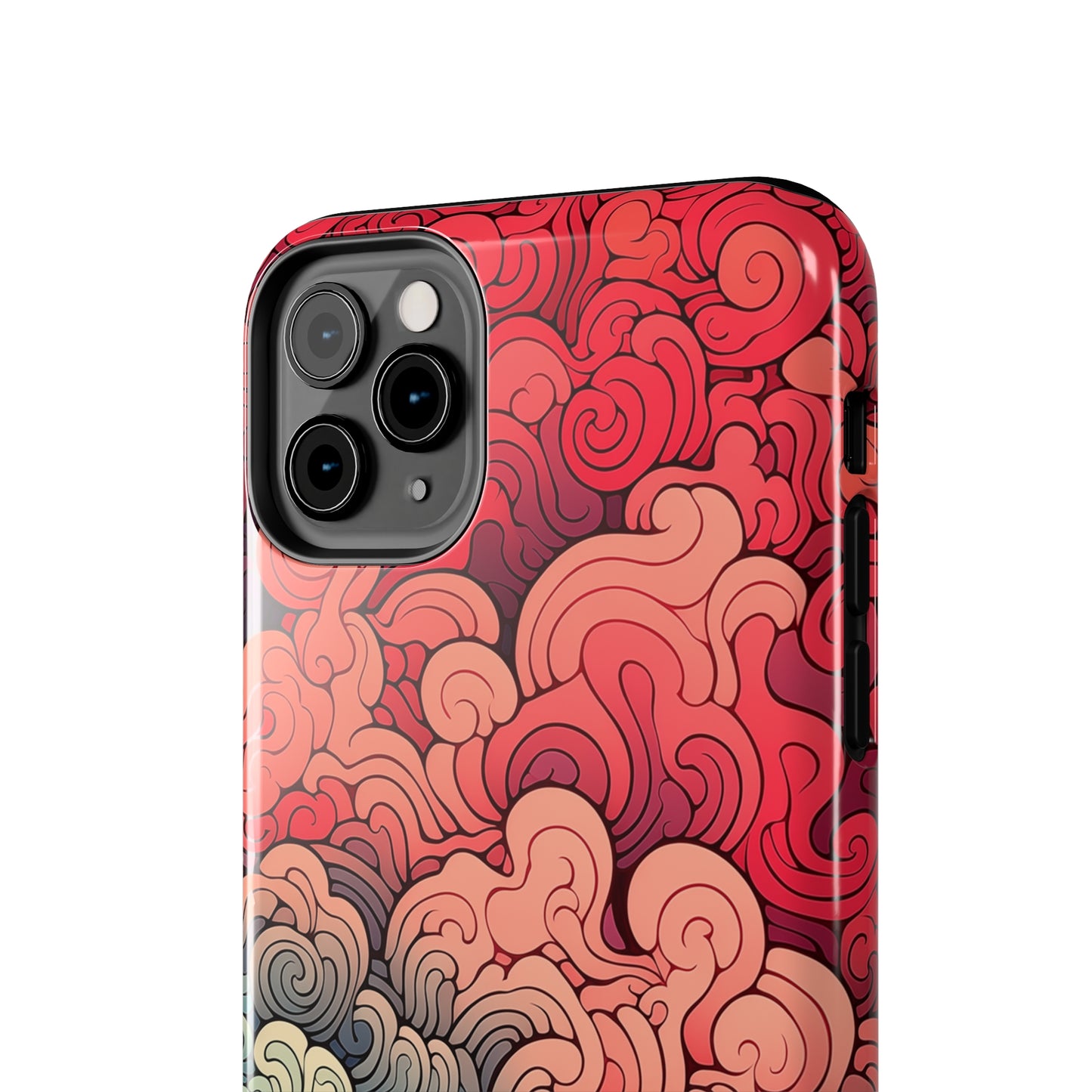 Abstract Swirls #06, iPhone 7, 8, X, 11, 12, 13, 14, 15+ case.