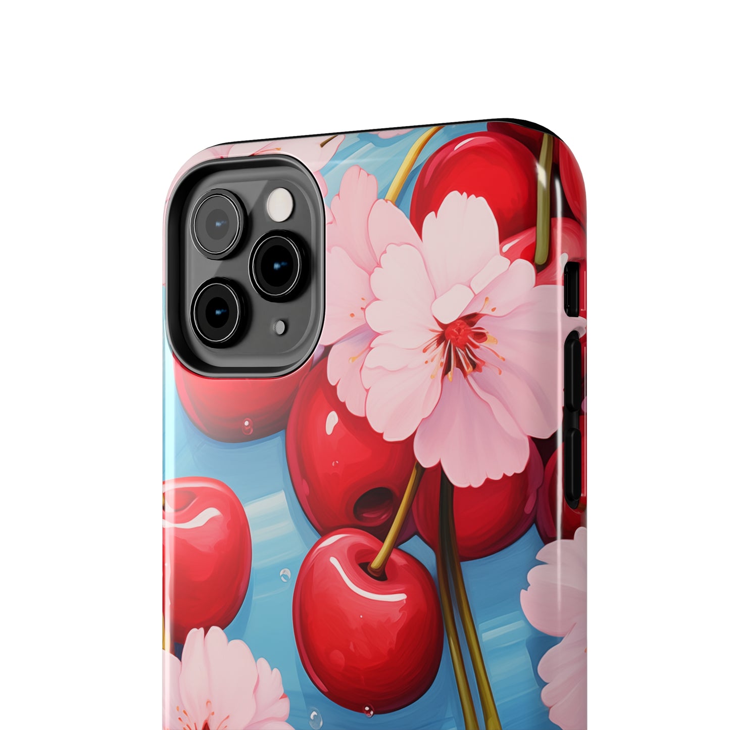 Cherries #04, iPhone 7, 8, X, 11, 12, 13, 14, 15+ case.