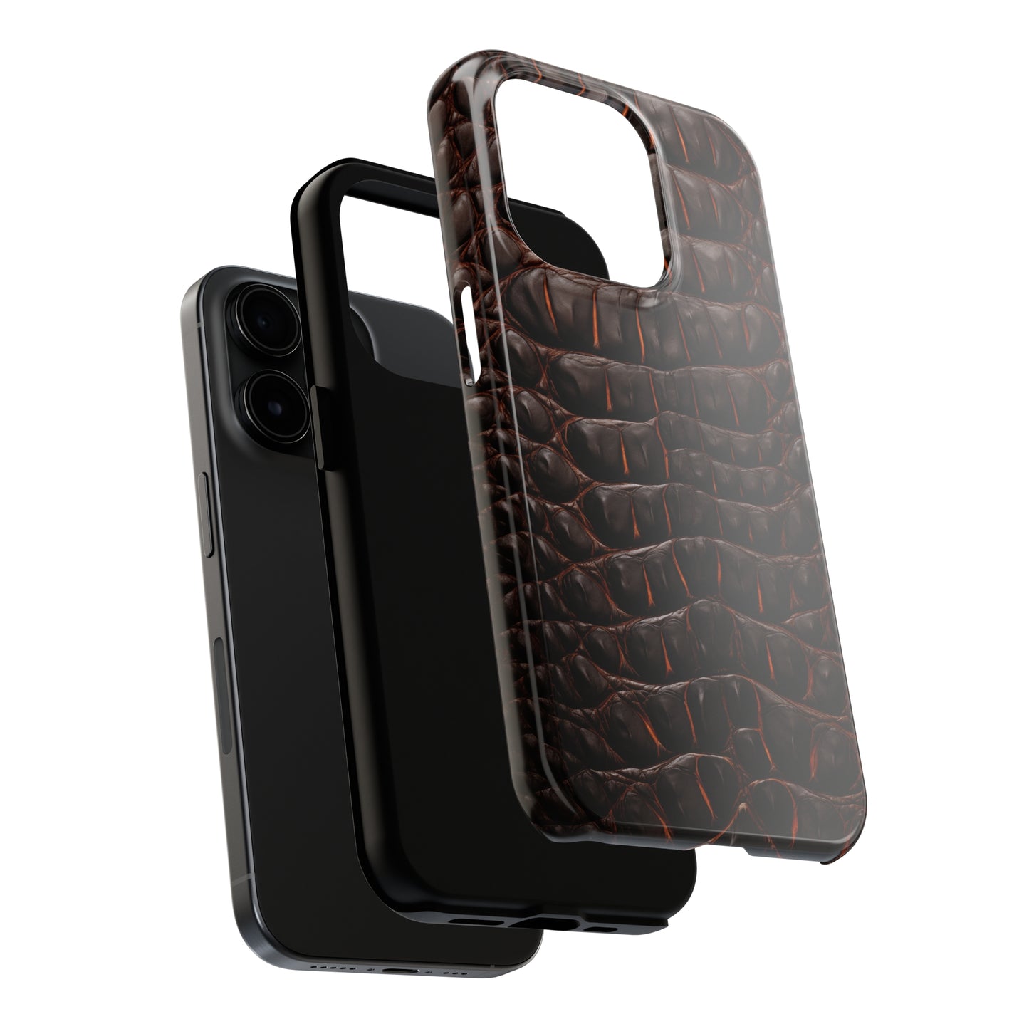 Alligator skin #01, iPhone 7, 8, X, 11, 12, 13, 14, 15+ case.