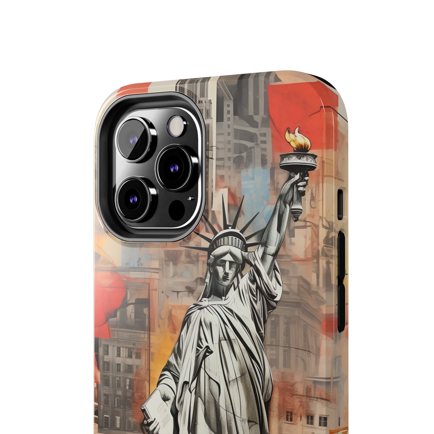 New York City, Statue of Liberty, iPhone 7, 8, X, 11, 12, 13, 14, 15+ case.