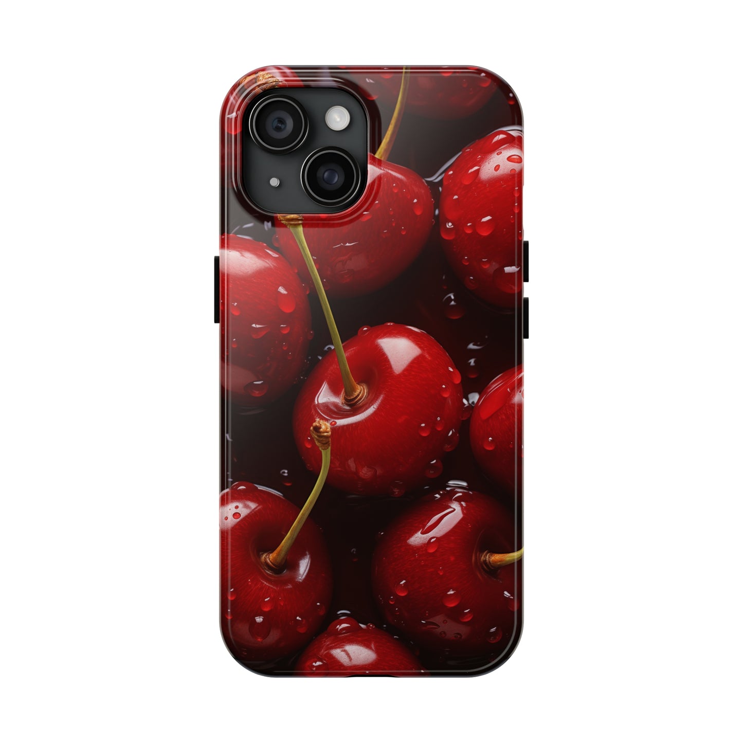 Cherries #07, iPhone 7, 8, X, 11, 12, 13, 14, 15+ case.