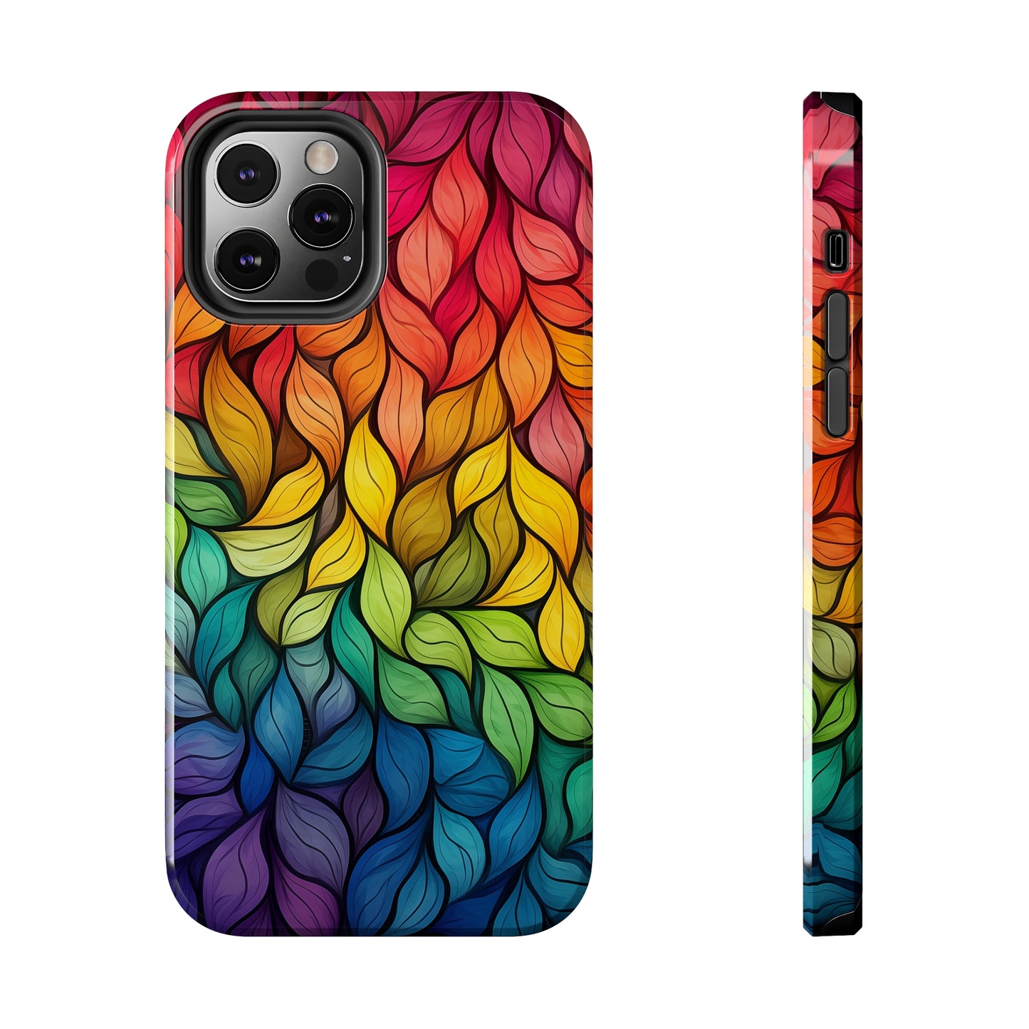 Rainbow Effect #03, iPhone 7, 8, X, 11, 12, 13, 14, 15+ case.