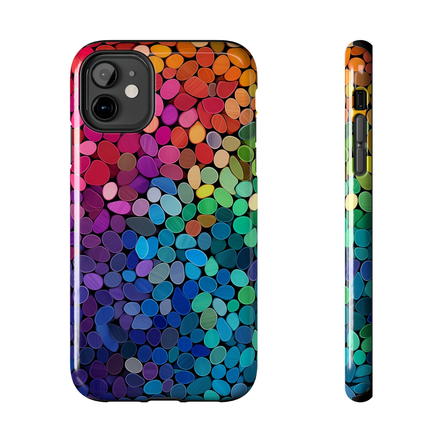 Rainbow Effect, iPhone 7, 8, X, 11, 12, 13, 14, 15+ case.