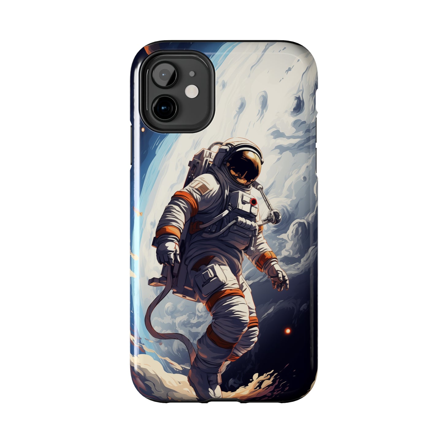 Astronaut #04, iPhone 7, 8, X, 11, 12, 13, 14, 15+ case.