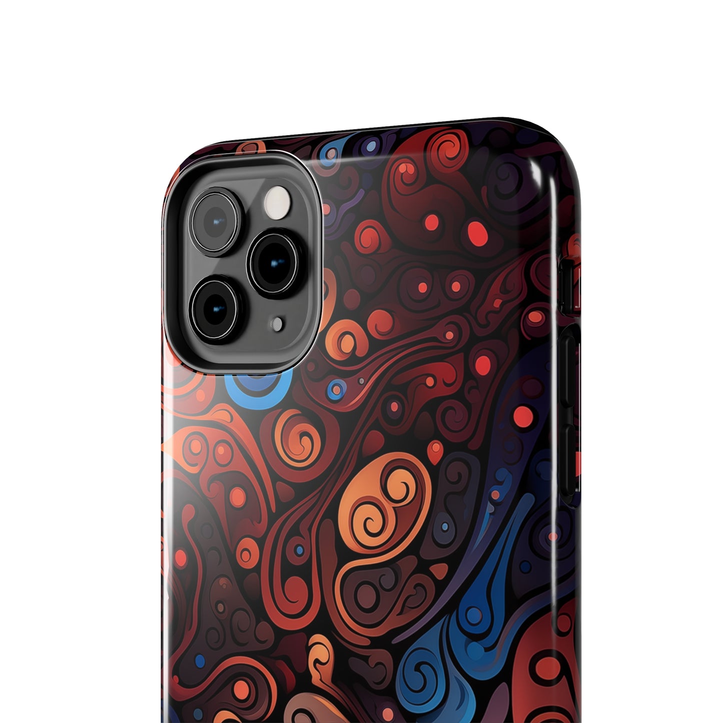 Abstract Colorful Swirls #04, iPhone 7, 8, X, 11, 12, 13, 14, 15+ case.