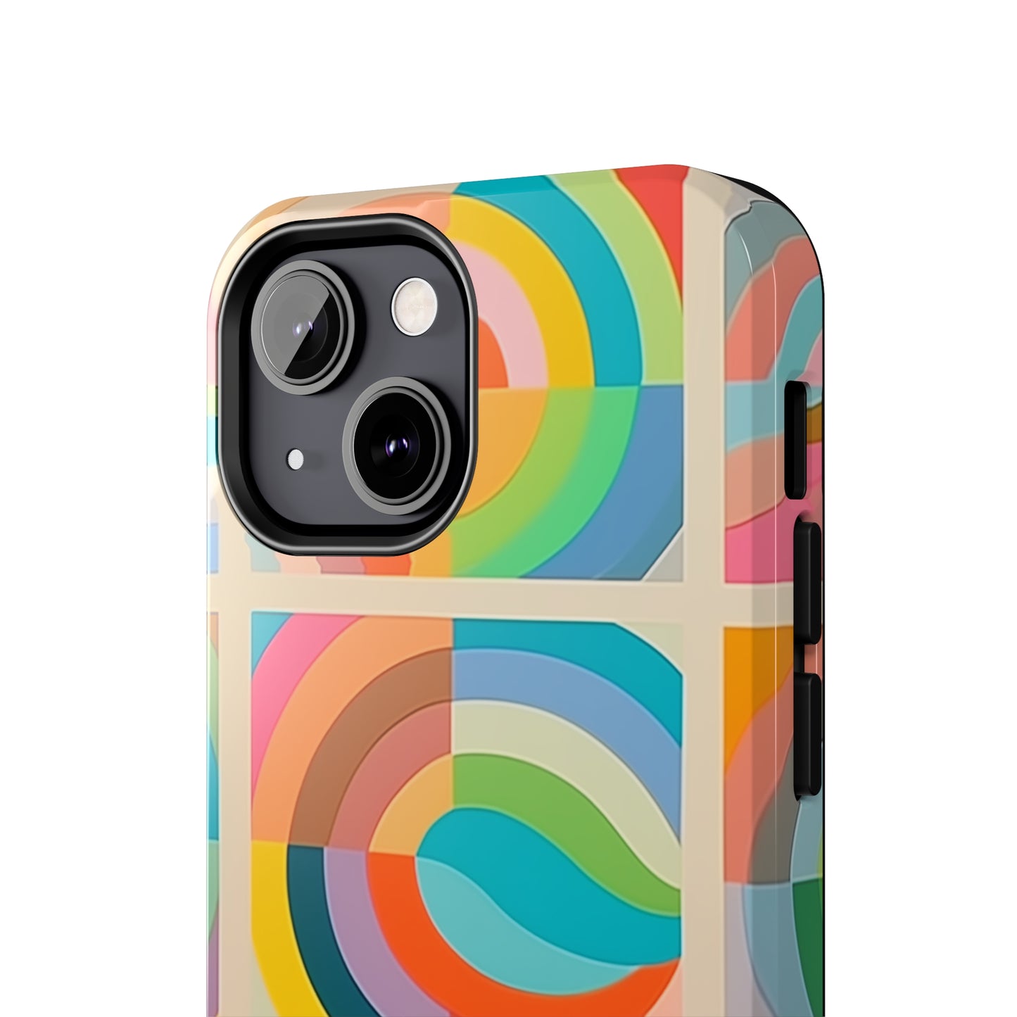 Abstract Colorful Lines #02, iPhone 7, 8, X, 11, 12, 13, 14, 15+ case.