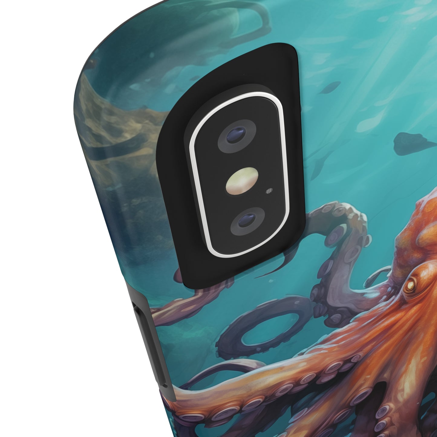 Octopus #02, iPhone 7, 8, X, 11, 12, 13, 14, 15+ case.