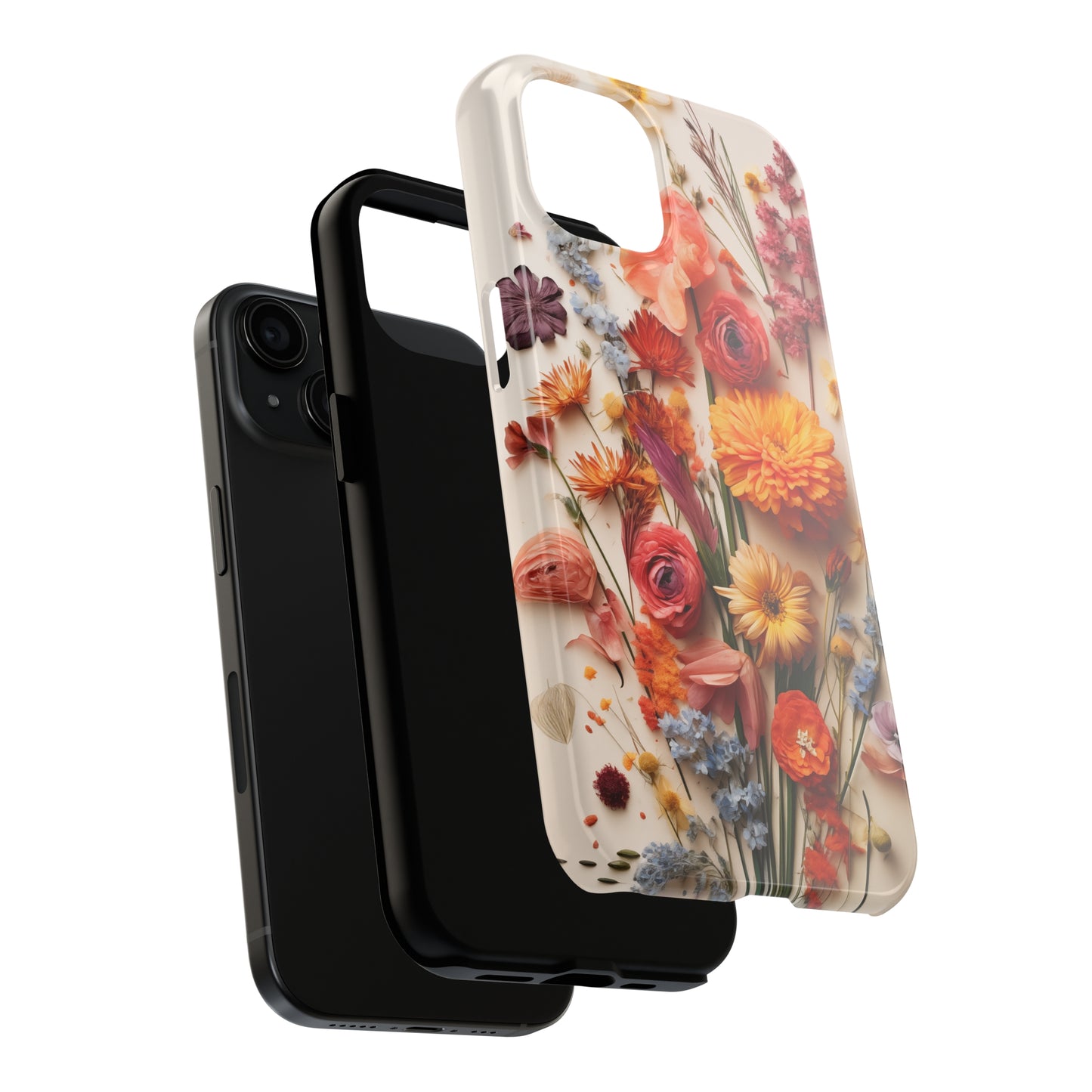 Dried Flowers #02, iPhone 7, 8, X, 11, 12, 13, 14, 15+ case.