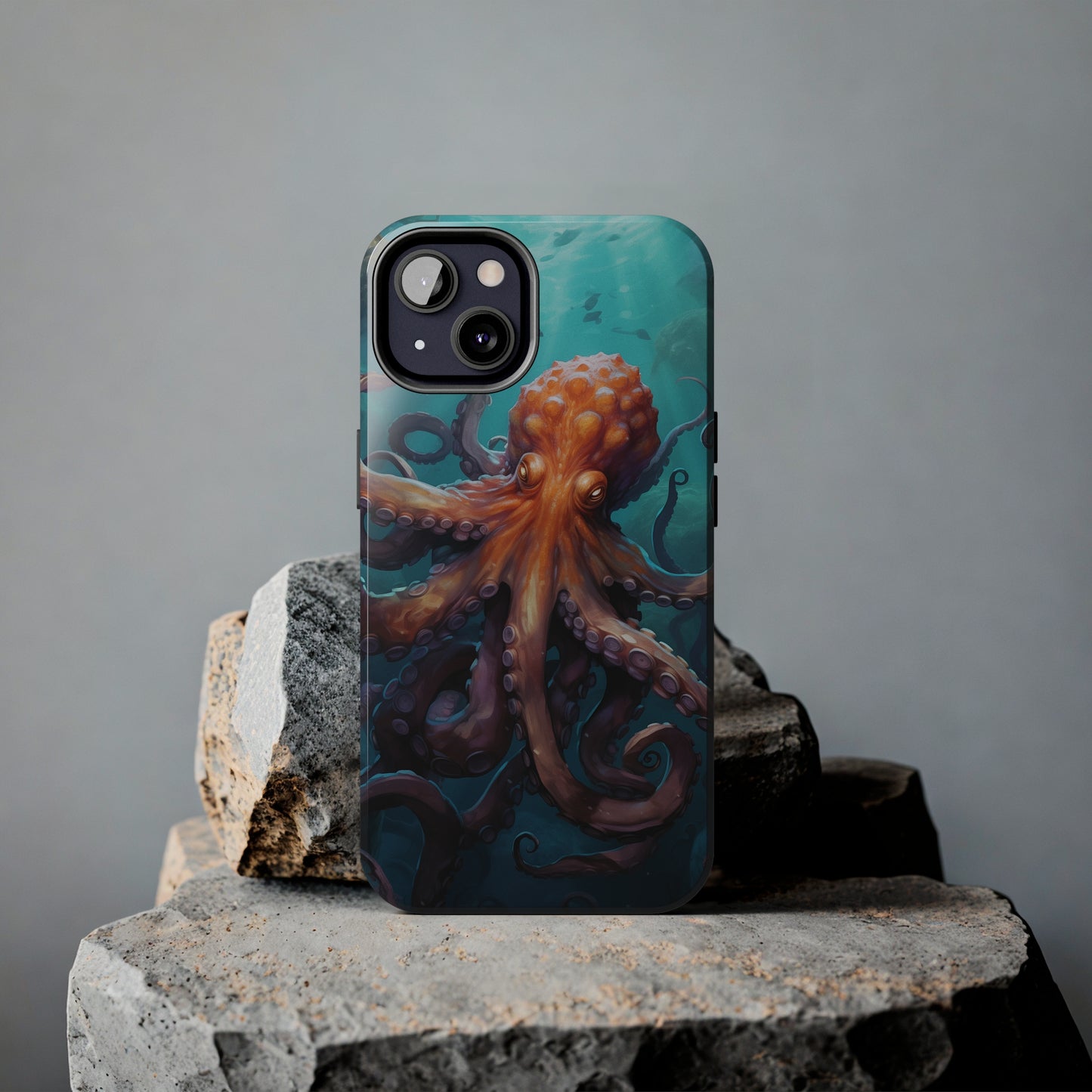 Octopus #02, iPhone 7, 8, X, 11, 12, 13, 14, 15+ case.